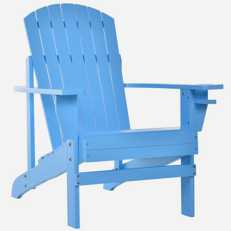 Vonkajšie drevené kreslo Adirondack
